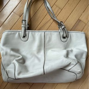 michael kors white tote bag